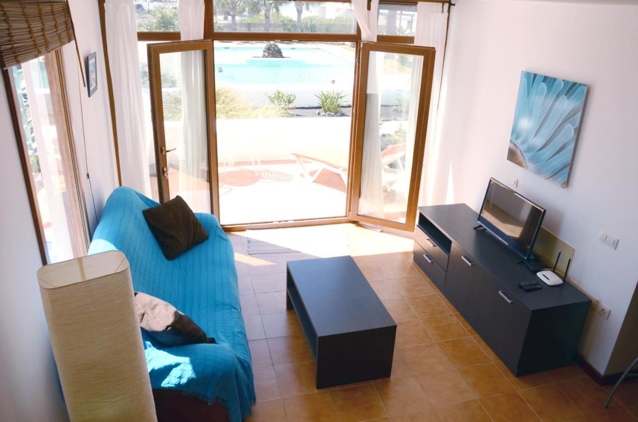 B16-Duplex Luminoso+ Piscina A 150 M Del Mar Apartment Charco del Palo Bagian luar foto